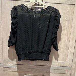 Black festive top